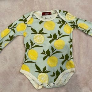 Milkbarn lemon onesie